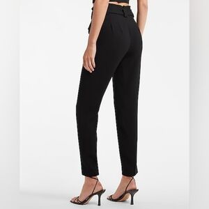 Express 4s 4 Short Ankle Editor Slim Skinny Ankle Dress Black Women's Pants